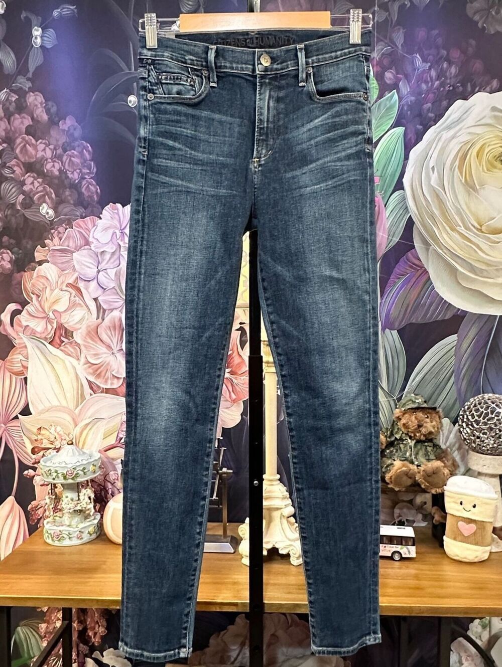 Citizens of Humanity 29 Blue Jeans Quiet Luxury Rocket High-Rise Skinny Premium
